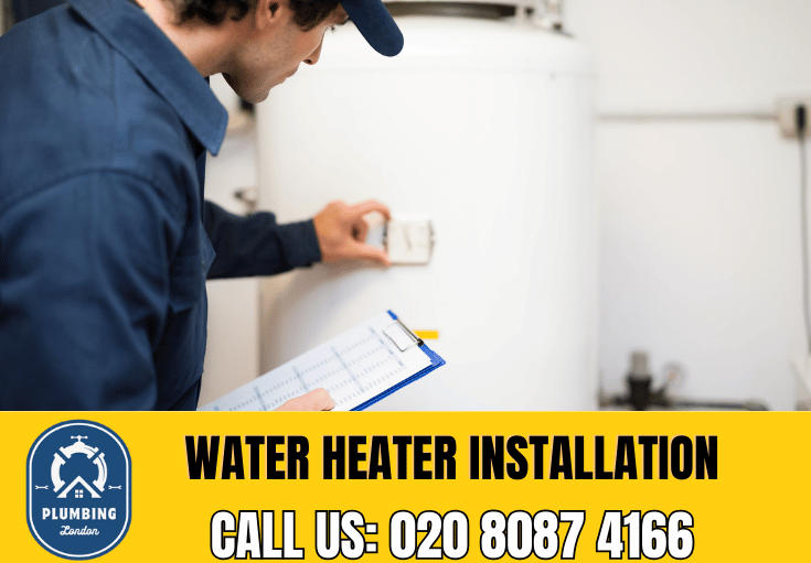 water heater installation West Wickham